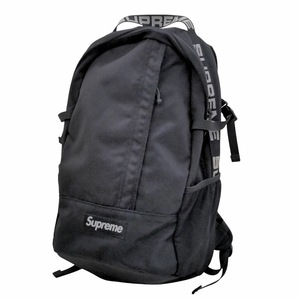 Supreme シュプリーム 18SS BackPack Black バックパック リュック ブラック