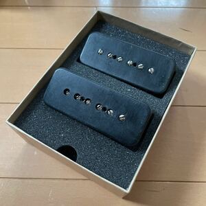 ☆ USA製 Crystal Clear Pickups ハンドワウンド ピックアップ AGED P-90 Soapbar Gibson P90 タイプ シングル