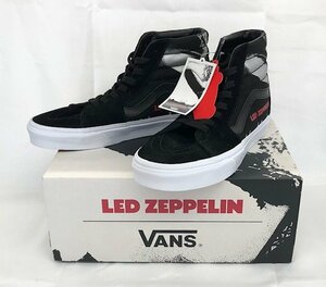 【未使用品】 VANS×LED ZEPPELIN（ヴァンズ/レッドツェッペリン） ハイカットスニーカー Sk8-Hi サイズ:25.5cm (管理番号：060103）