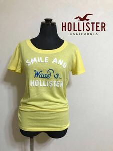 HOLLISTER ホリスター レディース Tシャツ トップス サイズM 半袖 イエロー