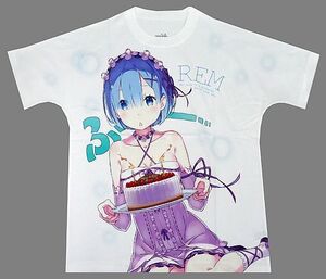 レム 大塚真一郎描き下ろし フルグラフィックTシャツ Re：ゼロから始める異世界生活 Re：ゼロから始めるレムの誕生日生活 リゼロ 限定品