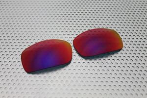 LINEGEAR　オークリー　X-Squared用交換レンズ　UV420　ポリカレンズ　プレミアムレッド　Oakley　X-Metal