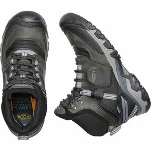 【送料無料】キーン登山靴　トレッキングシューズ　KEEN キーン　リッジ フレックス ミッド ウォータープルーフ　ブラック