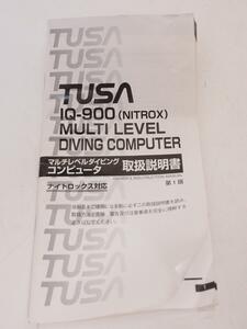 USED TUSA IQ-900 ダイブコンピューター 取扱説明書 [32200]