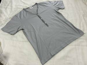【タケオキクチ】Vネック半袖Tシャツ(GLY)230611