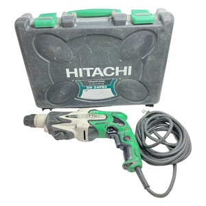 ＊＊ HITACHI 日立 24mm コード式ハンマドリル ケース付 DH24PB3 グリーン 傷や汚れあり