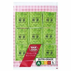 OSK(オーエスケー) 業務用煎茶ティーパック200g(2g×100袋)アルミ袋