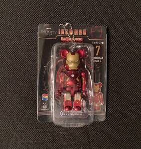 Happyくじ BE@RBRICK アイアンマン ベアブリック賞7 IRON MAN Mark7