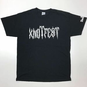 KNOTFEST KREW TSHIRTS Tシャツ 黒 半袖 プリント 