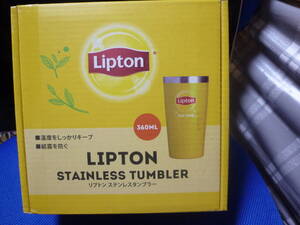 ★即決★　Lipton リプトン ステンレスタンブラー 360ml 真空 保温 保冷 Lipton Stainless tumbler　未使用