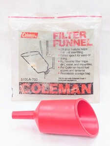 Old Coleman 5103A-700 Filter Funnel オールド　コールマン フューエルファネル　デッドストック