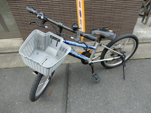 ●USED ジュニア用マウンテンバイク miyata-MEGATUBE 20インチ-ブルー6段変速+コールマン製サドル TRYRUNNER/セオサイクル/Coleman