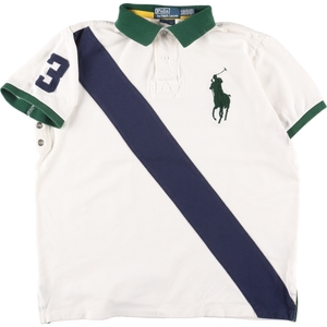 古着 ラルフローレン Ralph Lauren POLO by Ralph Lauren ミドルポニー 半袖 ポロシャツ メンズL /eaa336188 【SS2409_30%】