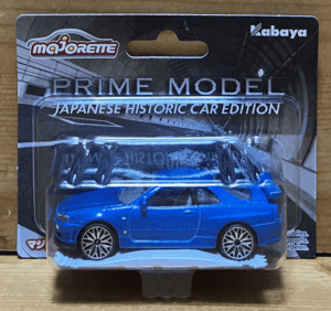 【新品未開封】　マジョレットミニカー プライムモデル ジャパニーズヒストリックカーエディション 日産スカイラインGT-R(R34)（青）