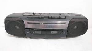 【USED品】SONY ソニー CFS-W338 ラジオカセットコーダー/ラジカセ/カセットデッキ/ブラック/約17×53×17cm/オーディオ機器/10-ZMB67