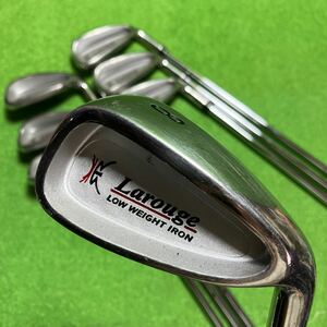 AIS-114 Larouge ラルージュ アイアン7本セット LOW WEIGHT IRON #5〜S オリジナルシャフト スチール フレックスS相当 全国送料無料