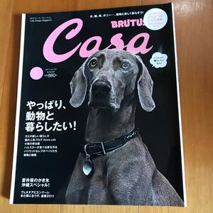 14a Casa BRUTUS 2011年８月号　4910125410812 犬　動物　ハリウッド　沖縄