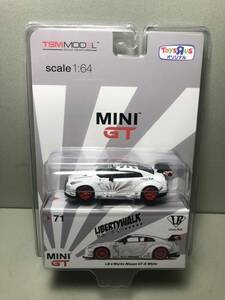 最終値下げ　C 日本トイザらス限定 TOYSRUS 1/64 TSM MINI GT LB★WORKS Nissan GT-R R35 ver.1+2 White #71