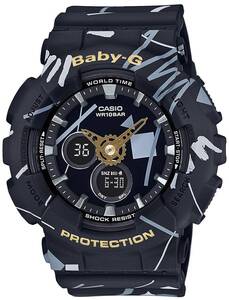 【新品】 カシオ ベビーＧ BABY-G　★ BA-120SC-1AJF ★　ジオメトリック ブラック