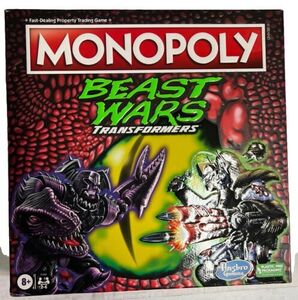 Brand New Monopoly Transformers Beast Wars Board Game 14 Tokens Stasis Pods 海外 即決