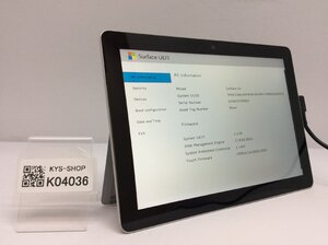 ジャンク/ Microsoft Surface Go Intel Pentium 4415Y メモリ8.19GB NVME128.03GB 【K04036】