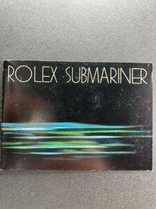 1982年 eng 冊子 サブマリーナ ロレックス 1665/0 5513 16800 16808 16660 ROLEX SUBMARINER booklet catalog BOX 箱 ケース の付属品に