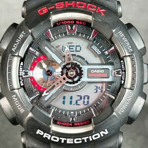 CASIO カシオ G-SHOCK ジーショック GA-110-1AJF 腕時計 アナデジ クオーツ 多機能 カレンダー メンズ 新品電池交換済み 動作確認済み