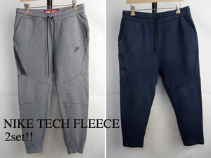 NIKE ナイキ テックフリース パンツ 2点セット【L】【XL】メンズ ジョガー パンツ ランニング スポーツ ジャージ 中古 旧タグ TECH FLEECE