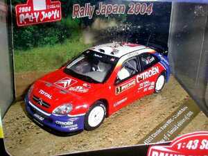 ビテス 1/43 CITROEN シトロエン Xsara クサラ NO3 WRC JAPAN ジャパン 2004