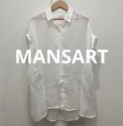 MANSART マンサール ガーゼ シャツ ブラウス ノースリーブ ヤマダヤ