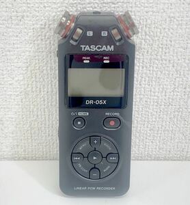 TASCAM タスカム ICレコーダー ボイスレコーダー DR-05X 黒 ブラック 本体のみ 現状品 通電確認済み IK