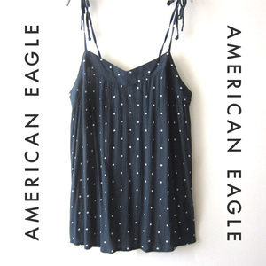 美品　AMERICAN EAGLE／アメリカンイーグル★　ドット柄　薄手キャミソール