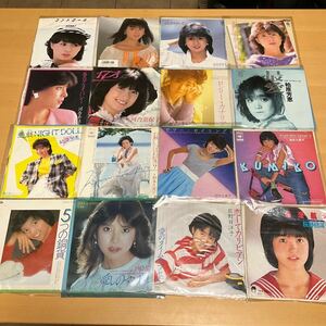 400枚まとめて/邦楽 ポップス アイドル 昭和歌謡 /7inch レコード/河合奈保子 山口百恵 香坂みゆき テレサテン / 大量 セット売り/0616-1