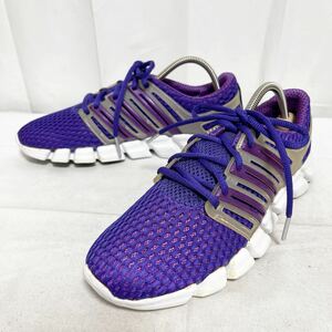 和314★ adidas Crazycool W アディダス クレイジークール ランニングシューズ スニーカー 24.5 ブルー パープル レディース