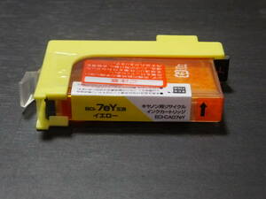 ◆◆BCI-7eY イエロー キャノン互換 プリンター インクカートリッジ 未使用品 ECI-CA07eY