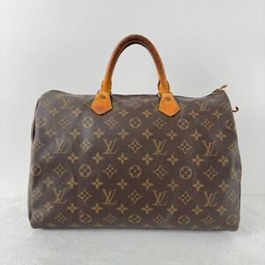 1円〜★LOUIS VUITTON ルイヴィトン モノグラム スピーディ35 M41524 ミニボストン ハンドバッグ レディース レザー ブラウン PVC 茶色 20