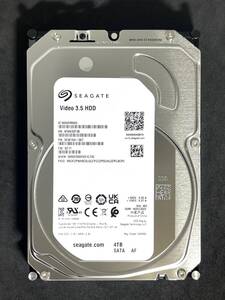 【送料無料】 ★ 4TB ★　ST4000VM005　/　Seagate 【 使用時間： 7 ｈ】2023年製 新品同様 Video 3.5インチ内蔵HDD　AVコマンド対応 SATA