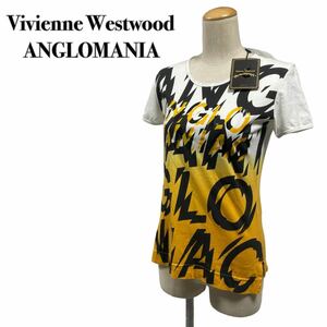 未使用 Vivienne Westwood ANGLOMANIA アングロマニア 半袖カットソー 総柄 XS 