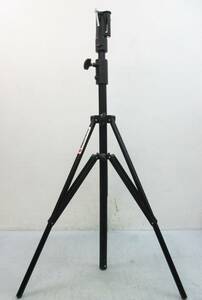 SH6341【三脚】マンフロット Manfrotto★高さ 112cm～180cm★カメラ ライトスタンド ？ アクセサリー★中古★