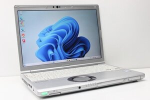 1円スタート ノートパソコン Windows11 WPS office搭載 Panasonic レッツノート CF-SV8 第8世代 Core i5 SSD256GB メモリ8GB カメラ