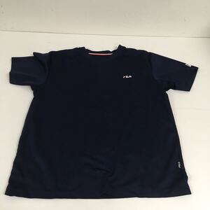 送料無料★FILA フィラ★半袖Tシャツ　トップス★ネイビー★LLサイズ　#60520sj163