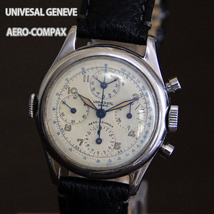 UNIVERSAL GENEVE ユニバーサルジュネーブ エアロコンパックス クロノグラフ 稼働品