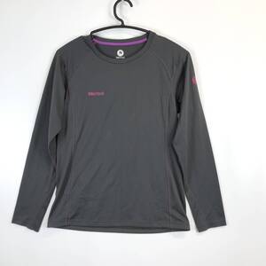 Marmot(マーモット) 長袖速乾Tシャツ ダークグレー WS ACCENT L/S CREW MJT-S6530W Lサイズ