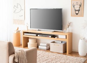 期間限定特別価格　テレビ台 150cm ＴＶ台 ＴＶボード ローボード 北欧 おしゃれ テレビボード Fonde（フォンド）ナチュラル色