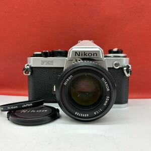 ◆ Nikon FE2 フィルムカメラ 一眼レフカメラ ボディ NIKKOR 50mm F1.4 Ai レンズ シャッター、露出計OK ニコン