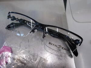 Metal Edge メタルエッジ 超かっこいい 眼鏡フレーム ME-1039-3 ナイロール トライバルデザイン お洒落 ！