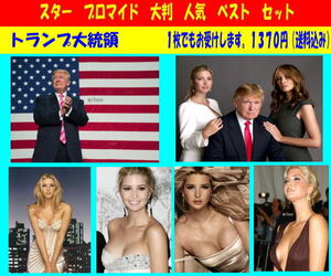 ★トランプ大統領★ブロマイド★写真★大判★５枚★２Ｌ１枚おまけ★2