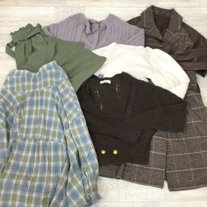 A1324 fifth SamansaMos2 earth RETROGIRL EMSEXCTTE naturalcouture 他 大人カワイイ 15点 まとめ売り 古着 業販