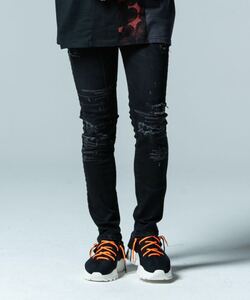 glamb グラム　Joly color stitch denim/ジョリーカラースティッチデニム　サイズL