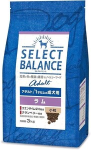 【送料無料】セレクトバランス アダルト ラム 小粒 3kg×2個セット